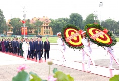 Lãnh đạo Đảng, Nhà nước vào Lăng viếng Chủ tịch Hồ Chí Minh