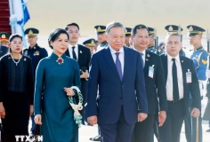 Tổng Bí thư, Chủ tịch nước Tô Lâm đến Bangkok, tiếp tục chuyến thăm chính thức Thái Lan
