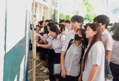 TP.HCM: Các thí sinh hoàn tất thủ tục sẵn sàng bước vào kì thi lớp 10