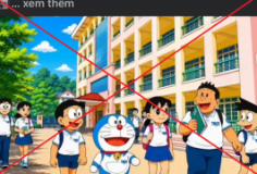 Dùng AI tạo video mang phong cách hoạt hình Doraemon quảng bá cho trường học có vi phạm quyền sở hữu trí tuệ không?
