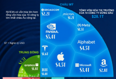 Những công ty có vốn hóa lớn nhất tại từng khu vực