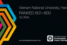 Đại học Quốc gia Hà Nội tăng hạng trong bảng đánh giá tác động bền vững THE 2026
