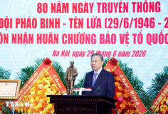 Tổng Bí thư, Chủ tịch nước Tô Lâm: Xây dựng lực lượng Pháo binh - Tên lửa hiện đại, đủ sức hoàn thành nhiệm vụ trong điều kiện mới