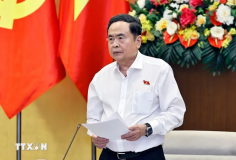Chủ tịch Quốc hội Trần Thanh Mẫn: Tiếp tục thể hiện vai trò trung tâm trong thể chế hóa chủ trương của Đảng