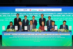 VPBank cùng 15 định chế tài chính quốc tế ký kết khoản vay hợp vốn liên kết bền vững đầu tiên trị giá 1,44 tỷ USD