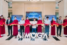Geleximco khai trương Trung tâm Trải nghiệm Robot AI AIMOGA tại Hà Nội