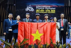 Đội tuyển Việt Nam giành 4 Huy chương Vàng tại Olympic Vật lí quốc tế 2026