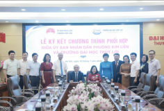 Phường Kim Liên bắt tay Đại học Thủy Lợi mở rộng không gian chuyển đổi số