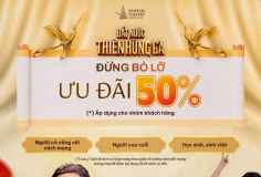 Vingroup tặng 50% giá vé show “Đất nước thiên hùng ca” - tri ân người có công, người cao tuổi và học sinh, sinh viên