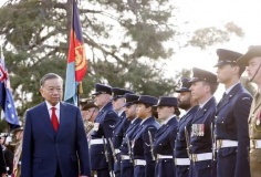 Lễ đón Tổng Bí thư, Chủ tịch nước Tô Lâm thăm cấp Nhà nước Australia