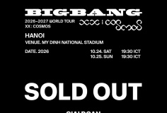 BIGBANG tại Hà Nội “sold out” toàn bộ vé: Hai đêm Mỹ Đình chính thức kín chỗ