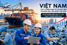 Gần 320 tỷ USD xuất khẩu 7 tháng đầu năm: Từ vị thế top 15 thương mại lớn nhất thế giới đến sức bật nguồn nhân lực Việt Nam