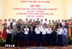 Tổng Bí thư, Chủ tịch nước Tô Lâm dự buổi gặp mặt kỷ niệm nhân dịp Ngày truyền thống ngành công an và ngành ngoại giao