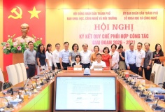Ký kết quy chế phối hợp về công nghệ thông tin, chuyển đổi số