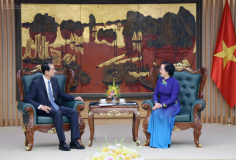 Phó Thủ tướng Phạm Thị Thanh Trà tiếp Đại sứ Trung Quốc