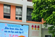 Trường học Hà Nội hoàn tất chuẩn bị cho năm học mới sau sắp xếp