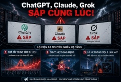 ChatGPT, Claude, Grok sập cùng lúc, lộ diện ba nguyên nhân hạ tầng