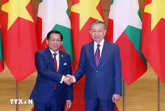 Tổng thống Cộng hòa Liên bang Myanmar và Phu nhân kết thúc chuyến thăm chính thức Việt Nam