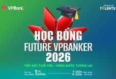 VPBank khởi động Học bổng Future VPBanker 2026, tiếp nối hành trình vun đắp tài năng trẻ