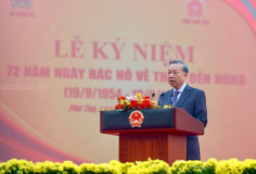Phát biểu của Tổng Bí thư, Chủ tịch nước Tô Lâm tại Lễ kỷ niệm 72 năm Ngày Bác Hồ về thăm Đền Hùng