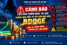 Cảnh báo lừa đảo đầu tư tài sản mã hóa BDOGE