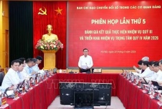 Thường trực Ban Bí thư Trần Cẩm Tú chủ trì Phiên họp Ban Chỉ đạo chuyển đổi số trong các cơ quan Đảng