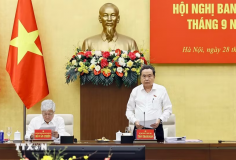 Chủ tịch Quốc hội Trần Thanh Mẫn chủ trì Hội nghị Ban Thường vụ Đảng ủy Quốc hội