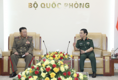 Đại tướng Phan Văn Giang tiếp Thứ trưởng Bộ Quốc phòng Triều Tiên