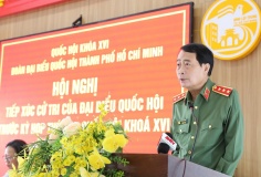Thứ trưởng Lê Quốc Hùng tiếp xúc cử tri tại TP. Hồ Chí Minh