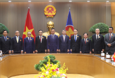 Thủ tướng tiếp đoàn lãnh đạo cơ quan thực thi pháp luật các nước ASEAN