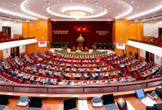 Thông cáo báo chí về ngày làm việc thứ nhất Hội nghị lần thứ tư Ban Chấp hành Trung ương Đảng khoá XIV