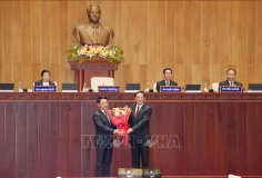 Thư chúc mừng lãnh đạo Cộng hòa Dân chủ Nhân dân Lào