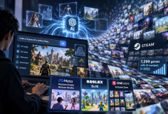 Sau video, AI lại tạo ra “biển game”