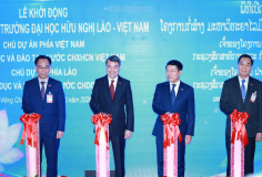 Hai Thủ tướng dự lễ khởi động xây dựng Trường Đại học Hữu nghị Lào - Việt Nam