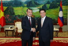 Thủ tướng Lê Minh Hưng hội kiến Tổng Bí thư, Chủ tịch nước Lào