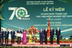 Học viện Nông nghiệp Việt Nam: 70 năm phát triển tri thức, thúc đẩy đổi mới sáng tạo