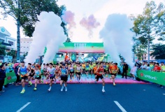 VPBank Đất Sen Hồng Music Marathon 2026 chứng kiến màn tranh tài gay cấn của hàng chục nghìn vận động viên