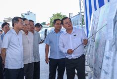 Thủ tướng kiểm tra dự án kiểm soát ngập cho 6,5 triệu dân TPHCM sắp hoàn thành