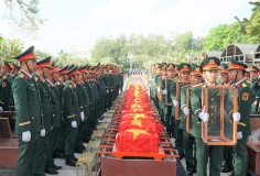 Các địa phương tổ chức Lễ viếng, truy điệu và an táng hài cốt liệt sĩ