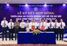 VinHomes - SGC đầu tư gần 900.000 tỷ đồng xây dựng 5 tuyến Metro Hà Nội