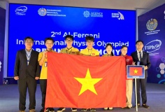 Đoàn Việt Nam giành 4 huy chương tại Kỳ thi Olympic Vật lí Quốc tế Al-Fergani