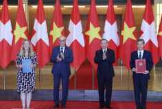 Tổng thống Liên bang Thụy Sĩ Guy Parmelin và Phu nhân kết thúc tốt đẹp chuyến thăm chính thức Việt Nam
