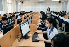 Bộ GD-ĐT bổ sung quy định về thi trên máy tính và học bạ số
