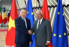 Tổng Bí thư, Chủ tịch nước Tô Lâm hội đàm với Chủ tịch Hội đồng châu Âu António Costa