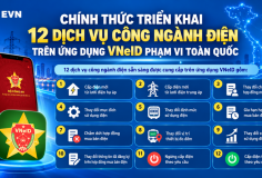 EVN triển khai 12 dịch vụ điện trên VNeID toàn quốc