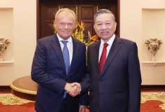 Tổng Bí thư, Chủ tịch nước Tô Lâm tiếp Thủ tướng Ba Lan Donald Tusk