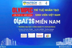 HUTECH đăng cai Olympic Trí tuệ nhân tạo sinh viên 2026 khu vực miền Nam vào 01/11 tới