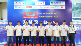 Dấu ấn trí tuệ IUH tại đấu trường Olympic AI sinh viên 2025