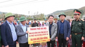 Hà Nội tiếp tục hỗ trợ tỉnh Gia Lai 200 tỷ đồng khắc phục hậu quả mưa lũ