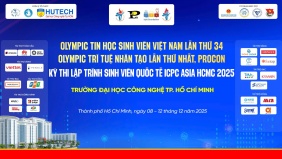 Hơn 800 sinh viên CNTT - AI hội tụ tại TP.HCM tranh tài mùa giải OLP, OlpAI, Procon và ICPC Asia Ho Chi Minh City 2025